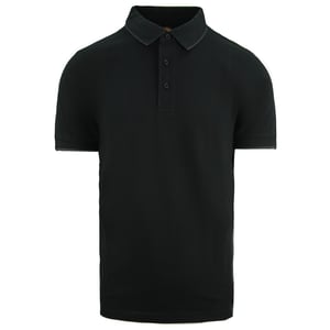 Camiseta negra para hombres de dos tonos