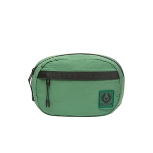 Bolso cruzado verde con grafico de Belstaff