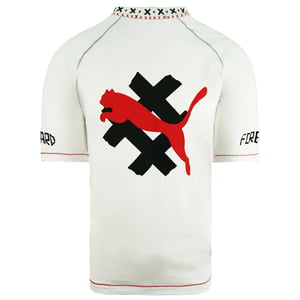 Puma x Jahnkoy Camiseta blanca para hombre de la tripulación de manga corta 596682 02