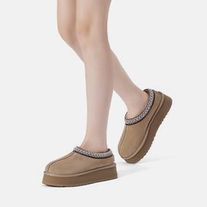 EVER AU Mujer Pantuflas De Piel - Wonga