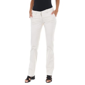 Pantalon Largo estilo chino con bajos rectos 70DBF0028-R123 mujer