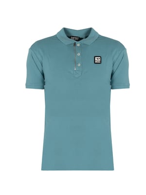 Diesel Polo azul con cierre de cremallera T-Harry