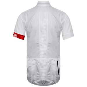 Rossignol Camiseta de manga corta con cremallera blanca/roja