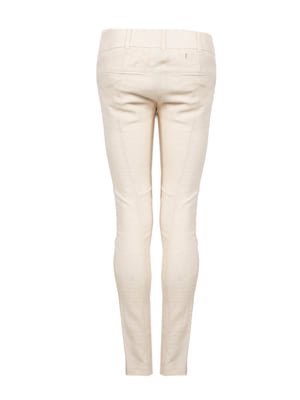 Patrizia Pepe Pantalones de mujer beige, cremoso