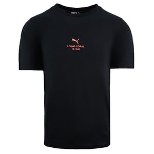Puma x Pantone Tee Crew Campo de manga corta para mujeres negras Top casual 579690 01