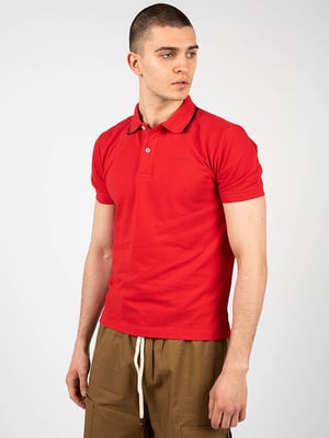 Polo Geox Sostenible Hombre Rojo