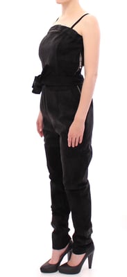 El Mono de Cuero Negro para Mujer de La Maison du Couturier