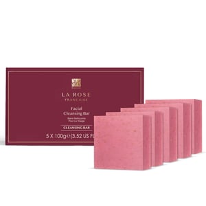 Dr Botanicals La Rose Française Barra Limpiadora Facial (Pack de 5) 100g x 5