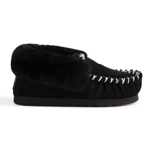 Aus Wooli Australia Mocasín de piel de oveja cosido a mano para mujer
