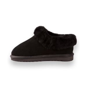 Aus Wooli Australia Zapatillas tobilleras tradicionales unisex de lana de oveja - Negro