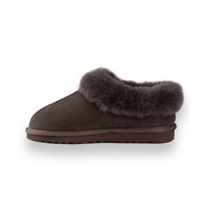 Aus Wooli Australia Pantuflas tradicionales unisex de lana de oveja - Gris