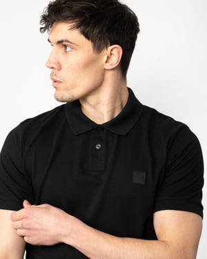 BOSS Orange Camisa Polo Slim Fit de Algodón Stretch para Hombre con Parche de Logo NOS
