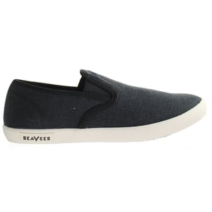 SeaVees Baja Slip On Black Black Womens zapatos de mujer estándar Vintage Negro