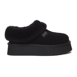 EVER AU Mujer Pantuflas De Piel - Topknot
