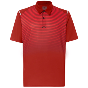 Oakley Camisa de golf de golf de hombre rojo manga corta 434229 80U