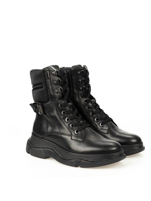 Geox Botines Macaone de mujer negro