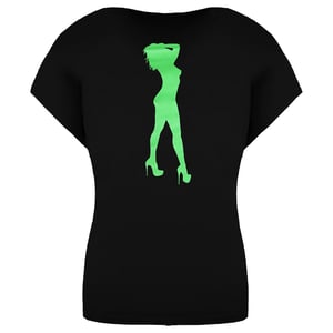 Supra x Heidi Klum Cochs Camiseta de mujer en V de manga corta para mujer 191902 008