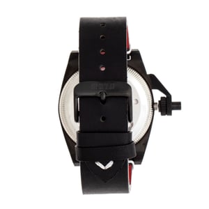 Reloj de buceo para hombre con correa de cuero Shield Pascal