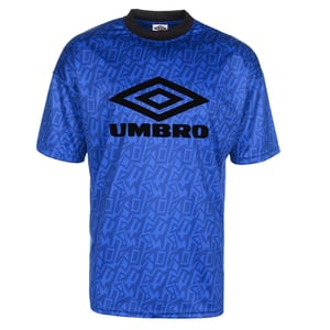 Camiseta azul de graffiti para hombre