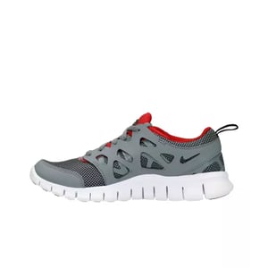Nike Free Run 2 GS Lace Up Gray Synthetic Kids Entrenadores 443742 035