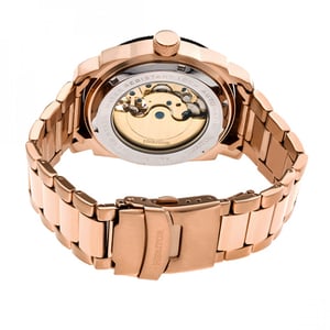 Reloj automático Heritor Helmsley con pulsera semiesqueleto