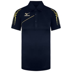 Polo Mizuno DryLite Hombre Azul Marino
