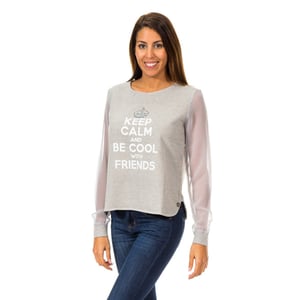 Jersey manga Larga cuello redondo 70DML0155 mujer