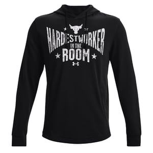 Sudadera con capucha Under Armour Project Rock Black Terry para hombre
