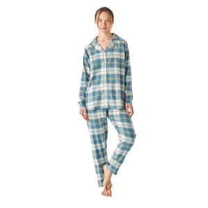 Pijama camisero manga larga JJB3 mujer