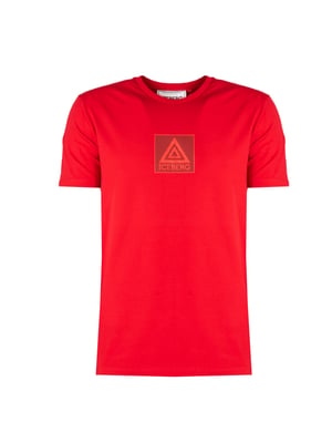 Iceberg T-Shirt C-Neck del hombre rojo