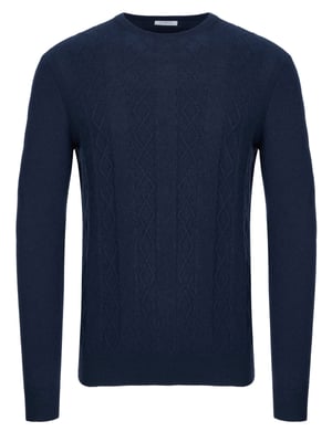 Jersey Malo Optimum de cachemira azul marino