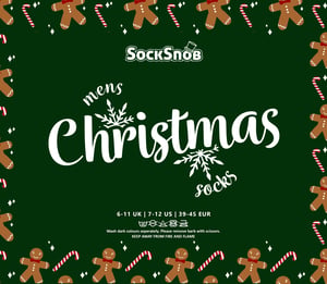Calcetines de Navidad para Hombre | Snob | Novedad Calcetines de colores con estilo Funny Patterned Crew Xmas Socks - 12 Pack