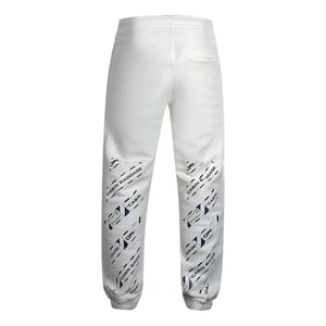 Off-White Pantalones deportivos blancos con logo y cinta Airport