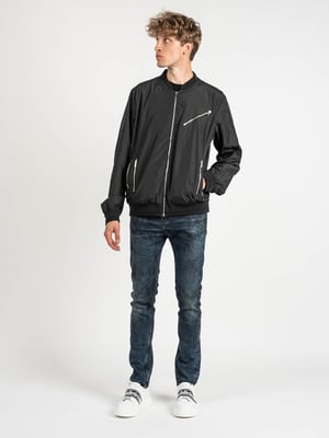 Les Hommes Chaqueta Bomber del hombre negro, Gris