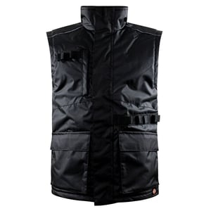 Chaleco de trabajo negro para hombres de dickies