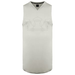Supra V-Neck sin mangas de White Mens Logotipo Gráfico Chaleco 192180 036