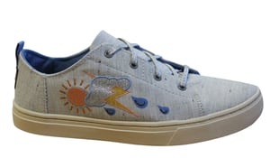 Toms Lenny Gray Trainers - Niños