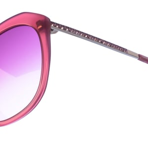 Gafas de sol de metal con forma ovalada SK0143S mujer