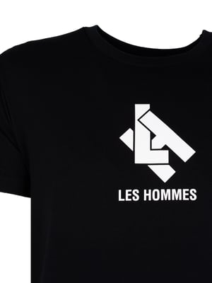 Les Hommes T-Shirt New Logo del hombre negro
