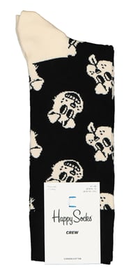 Happy Socks Calcetines de algodón para perro - Negro