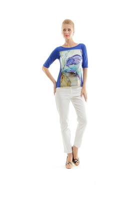 Top estampado