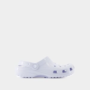 Sandalias clásicas de alto brillo - Crocs - Termoplástico - Blanco