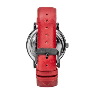 Simplifique el reloj con correa de cuero 7000