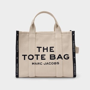 The Medium Tote Bag Jacquard - Marc Jacobs - Algodón - Warm Sand