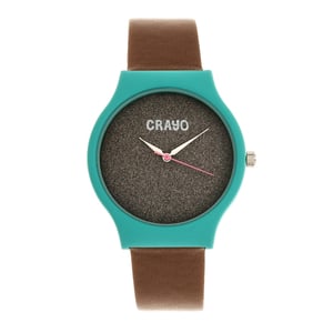 Reloj unisex Crayo con purpurina