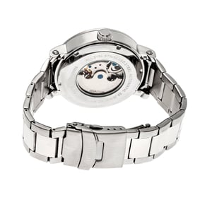 Reloj automático Heritor Aries con esfera esquelética y pulsera