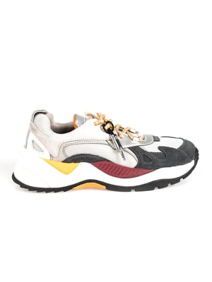 Geox Zapatillas T02 A de mujer amarillo, Gris