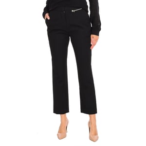 Pantalón largo con un bolsillo con cremallera 16F2PA08 mujer