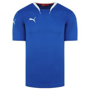 Camiseta de fútbol Puma V-Kon Azul/Blanca para hombre
