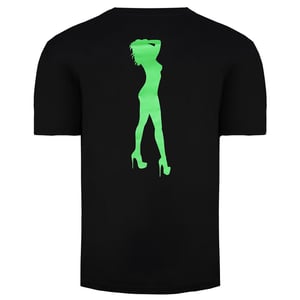 Supra x Heidi Klum Cochs Camiseta de hombre de la tripulación de manga corta Camiseta de hombre negro 101901 008